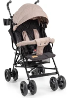 Baby2Go Verona 2241 Katlanabilir Tek Elle Kapanan 360 Derece Dönen Tam Yatar Kabin Tipi Baston Bebek Arabası Bej