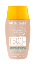 Bioderma Photoderm Nude Touch 50 Faktör Yağlı Ciltler İçin Nemlendirici Suya Dayanıklı Yüz Güneş Kremi 40 ml