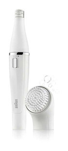 Braun FaceSpa 810 Yüz Kaş Bıyık İçin 2 Başlıklı Kablosuz Epilatör Beyaz