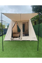 Campout 3 Kişilik Soba Delikli 4 Mevsim Aile Çadırı