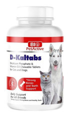 Bio Pet Active D-Kaltabs D Vitamini Kemik Eklem 84 Tablet Köpek Vitamini
