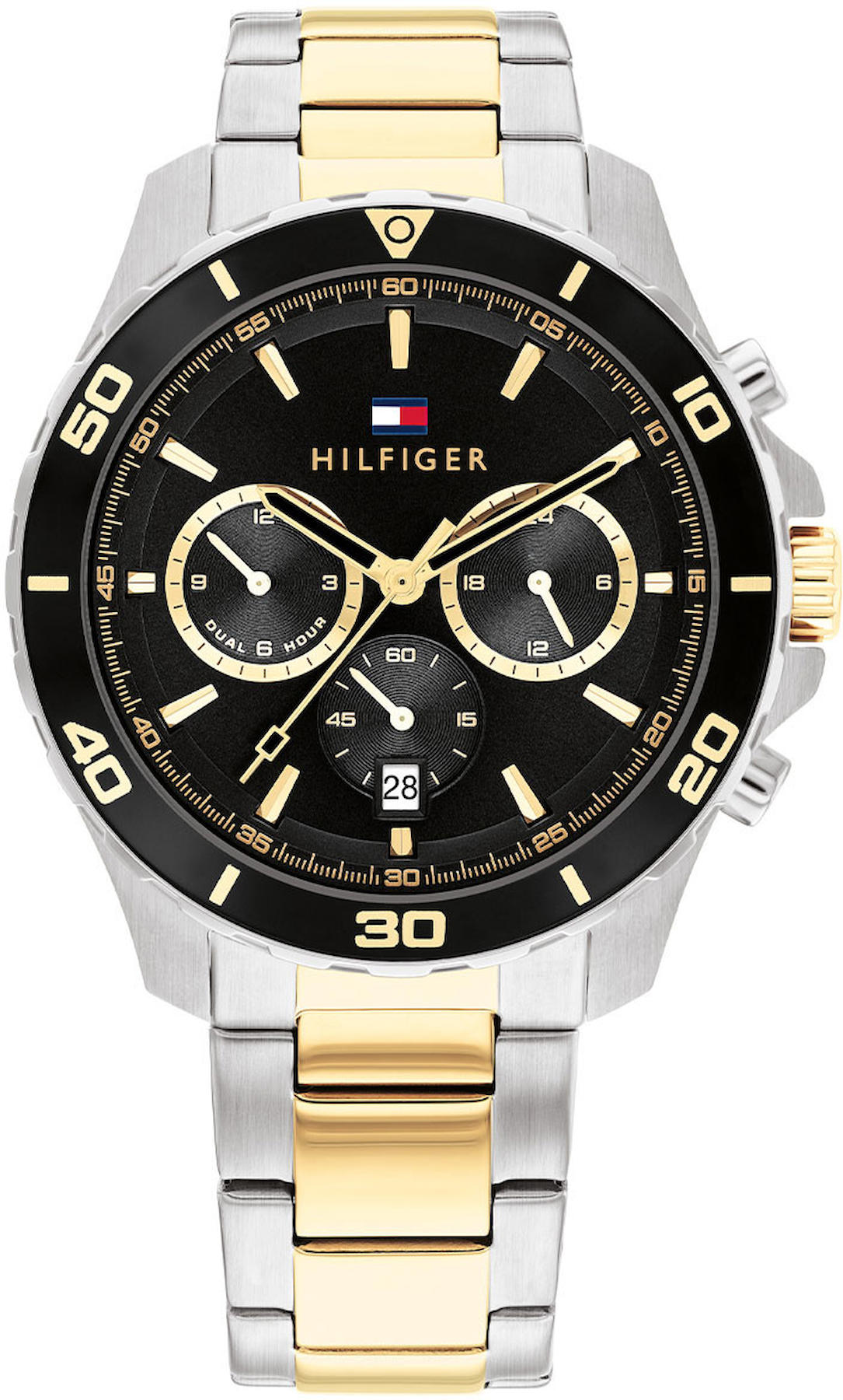Tommy Hilfiger TH1792095 Takvimli 43 mm Altın-Çelik Kordon Analog Erkek Kol Saati