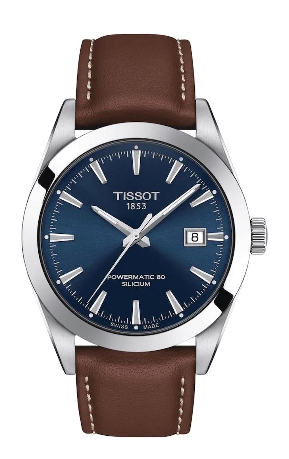 Tissot T1274071604100 Takvimli 44 mm Kahverengi Deri Kordon Analog Erkek Kol Saati