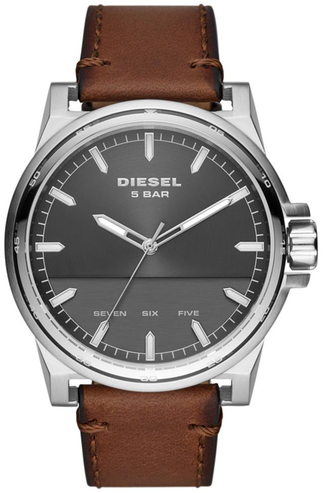 Diesel DZ1910 Takvimli 42 mm Beyaz Deri Kordon Analog Kol Saati