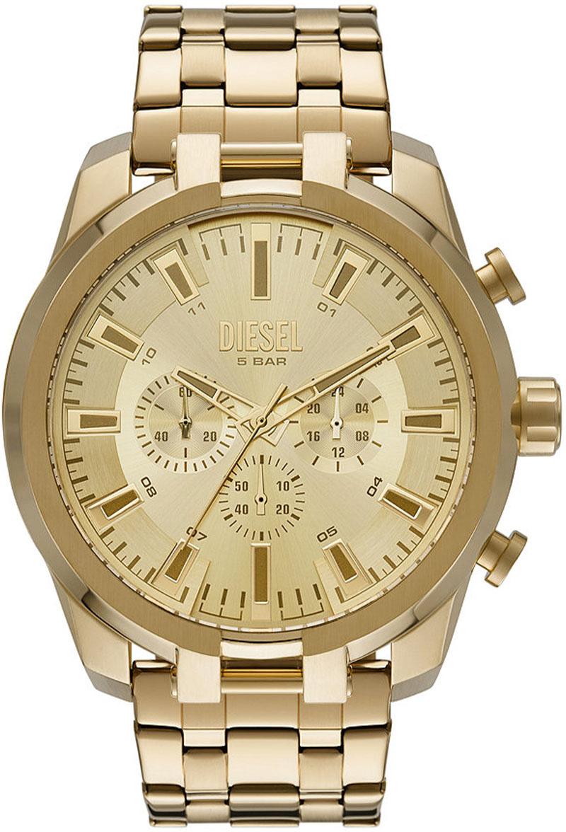 Diesel DZ4590 Takvimli 42 mm Altın Çelik Kordon Analog Erkek Kol Saati