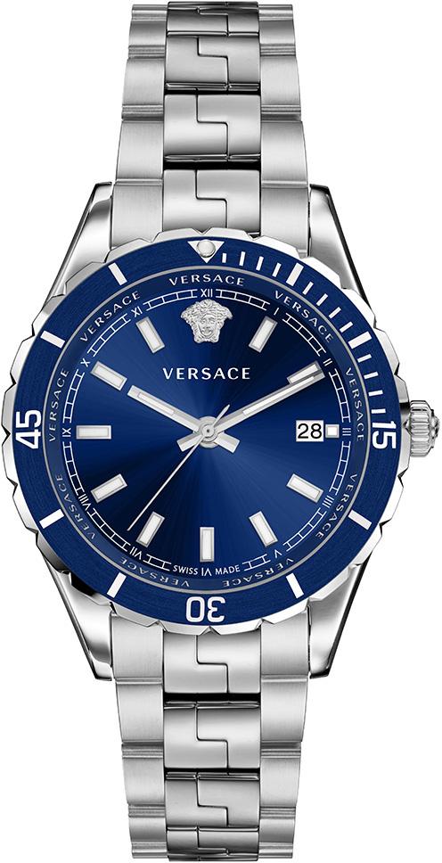 Versace VRSCVE3A01022 Takvimli 42 mm Çelik Kordon Analog Erkek Kol Saati