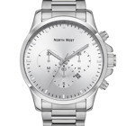 Northwest NW-2105-A Takvimli 45 mm Çelik Kordon Analog Erkek Kol Saati