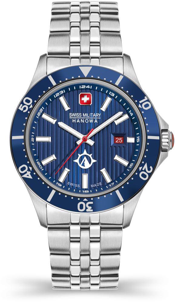 Swiss Military SMWGH2100602 Takvimli 44 mm Çelik Kordon Analog Erkek Kol Saati