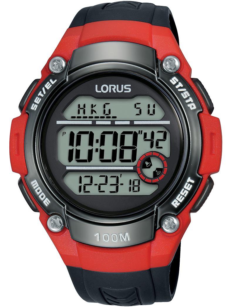 Lorus R2335MX9 Takvimli 45 mm Siyah Silikon Kordon Analog Erkek Kol Saati