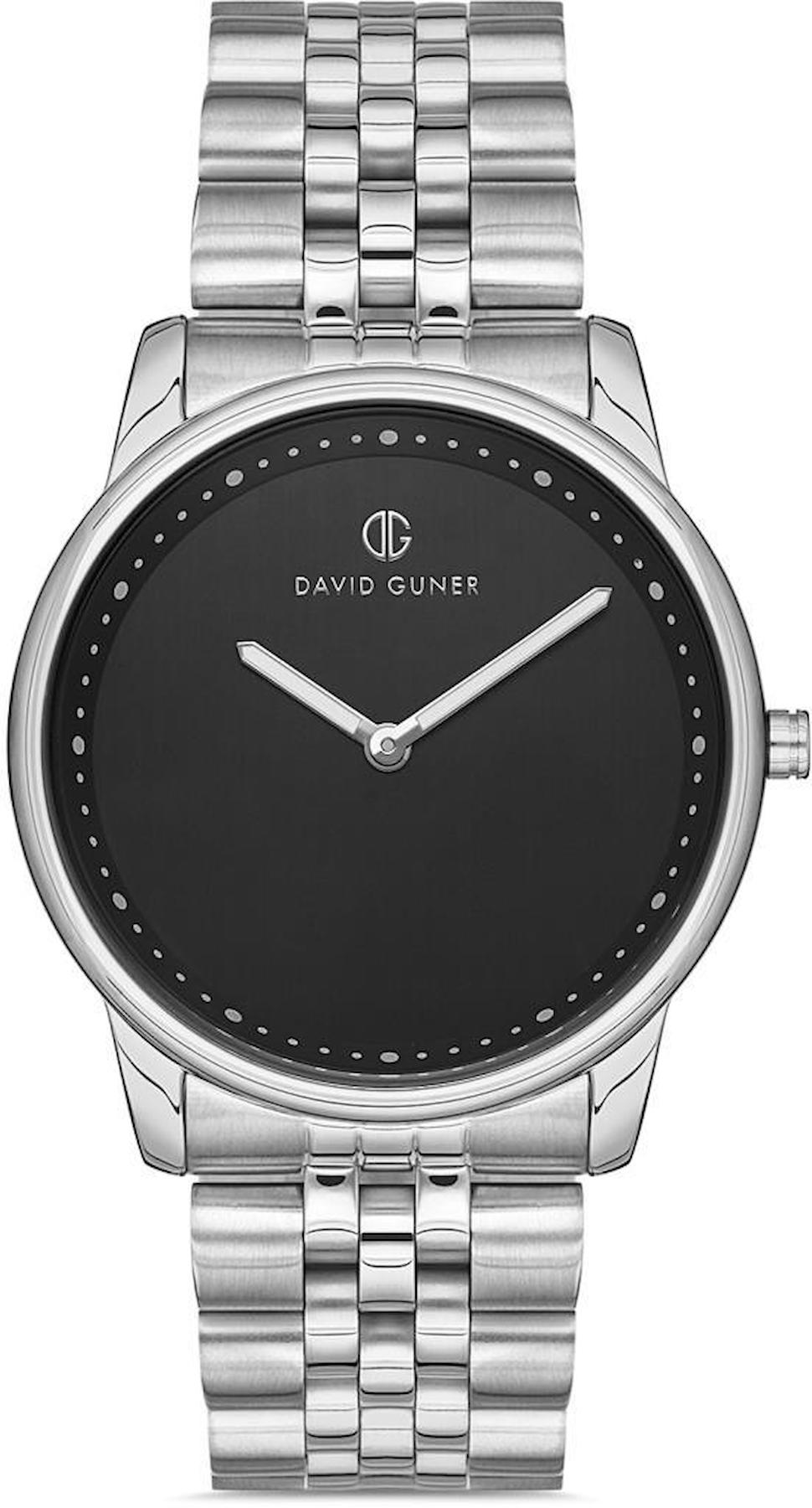 David Guner DG-8278GA-A2 Takvimli 42 mm Çelik Kordon Analog Erkek Kol Saati
