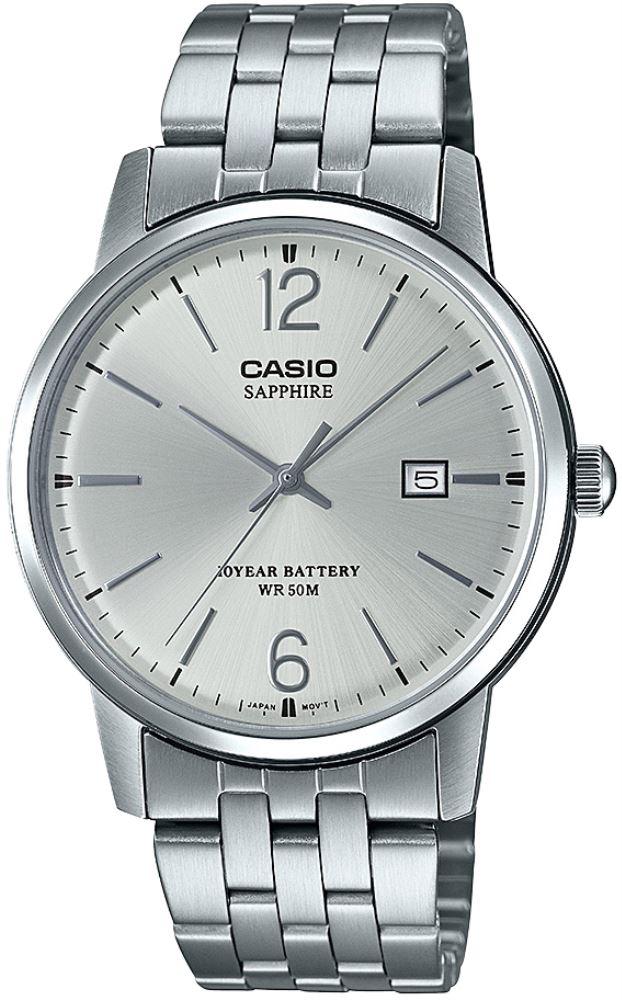 Casio MTS-110D-7AVDF Takvimli Çelik Kordon Analog Kol Saati