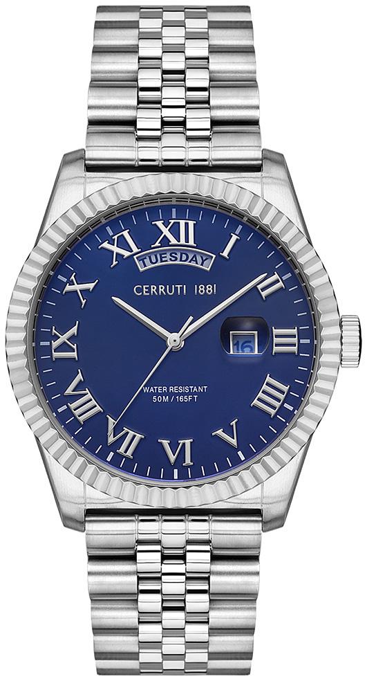 Cerruti 1881 CIWGH2117115 Takvimli Çelik Kordon Analog Erkek Kol Saati