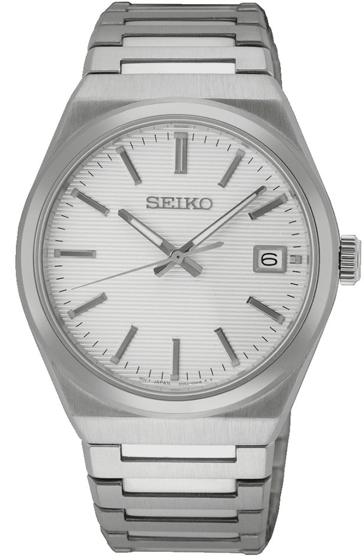 Seiko SUR553P Takvimli 39 mm Çelik Kordon Analog Erkek Kol Saati