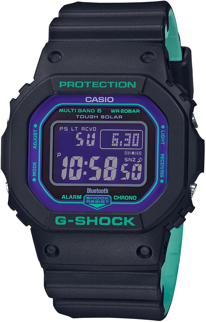 Casio GW-B5600BL-1D Takvimli Lacivert Silikon Kordon Analog Kol Saati