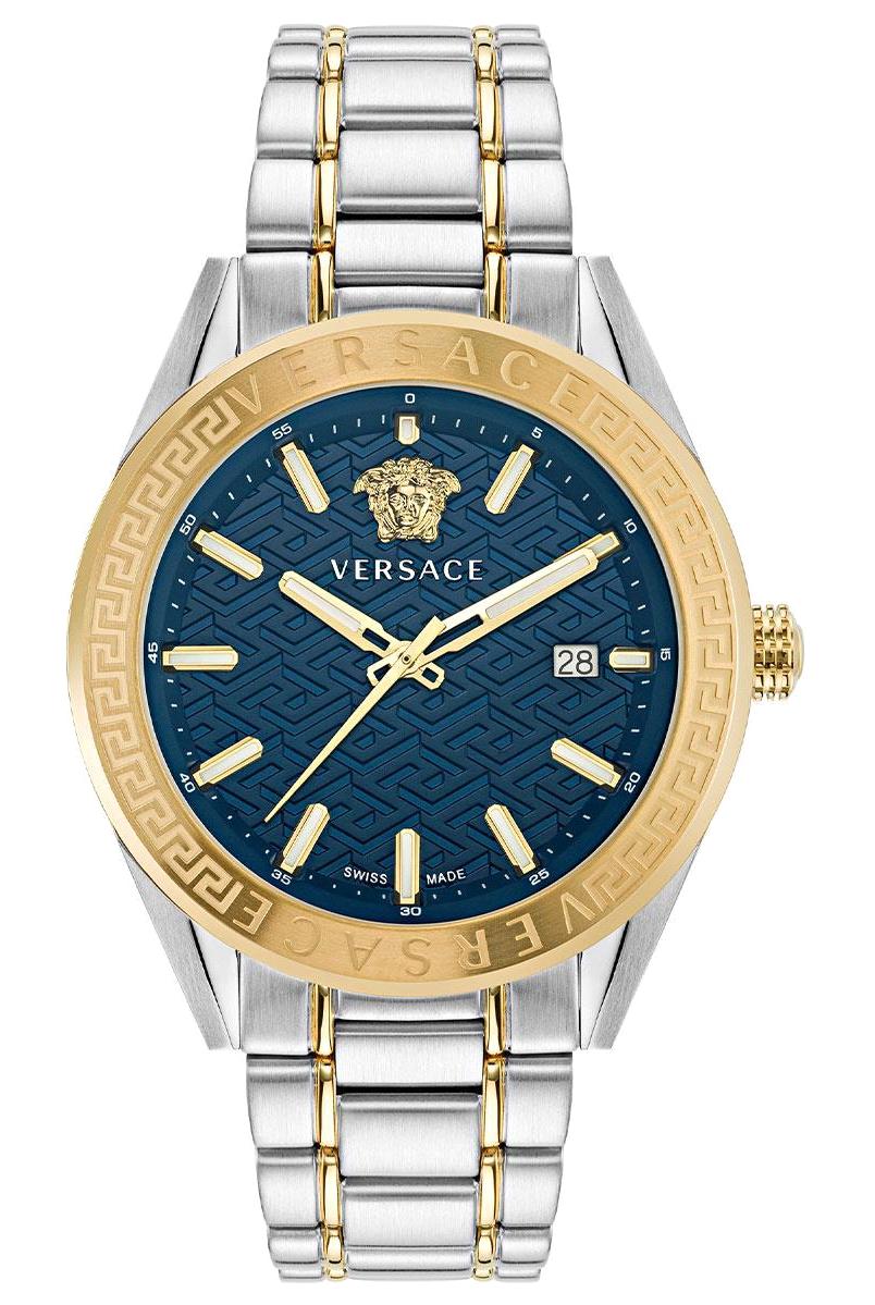 Versace VRSCVE6A00523 Takvimli 42 mm Altın-Çelik Kordon Analog Erkek Kol Saati
