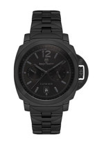 Sergio Tacchini ST.1.10413.5 Takvimli 44 mm Siyah Çelik Kordon Analog Erkek Kol Saati