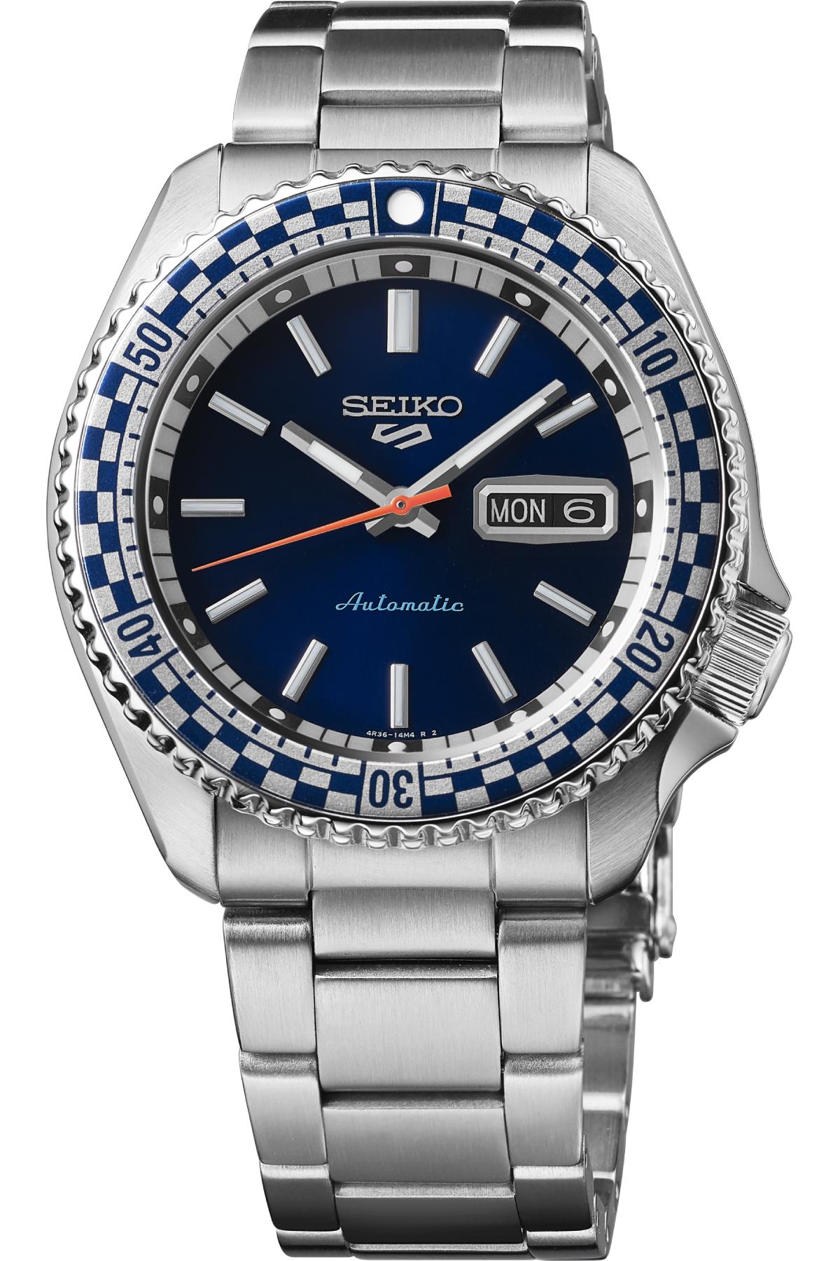 Seiko SRPK65K Takvimli 42.5 mm Çelik Kordon Analog Kol Saati