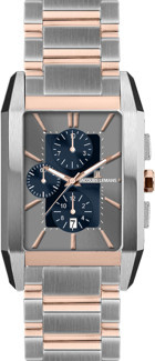 Jacques Lemans TORİNO 1-2161O Takvimli Gri-Rose Gold Çelik Kordon Analog Erkek Kol Saati
