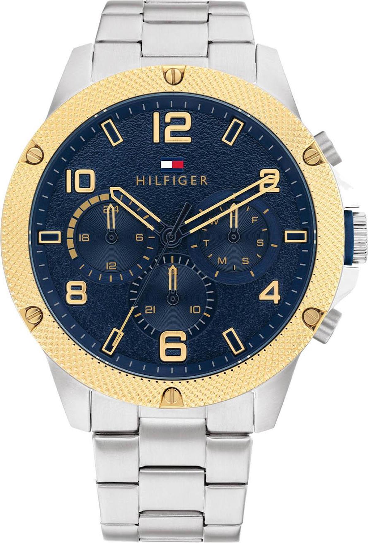 Tommy Hilfiger TH1792031 Takvimli 44 mm Çelik Kordon Analog Erkek Kol Saati