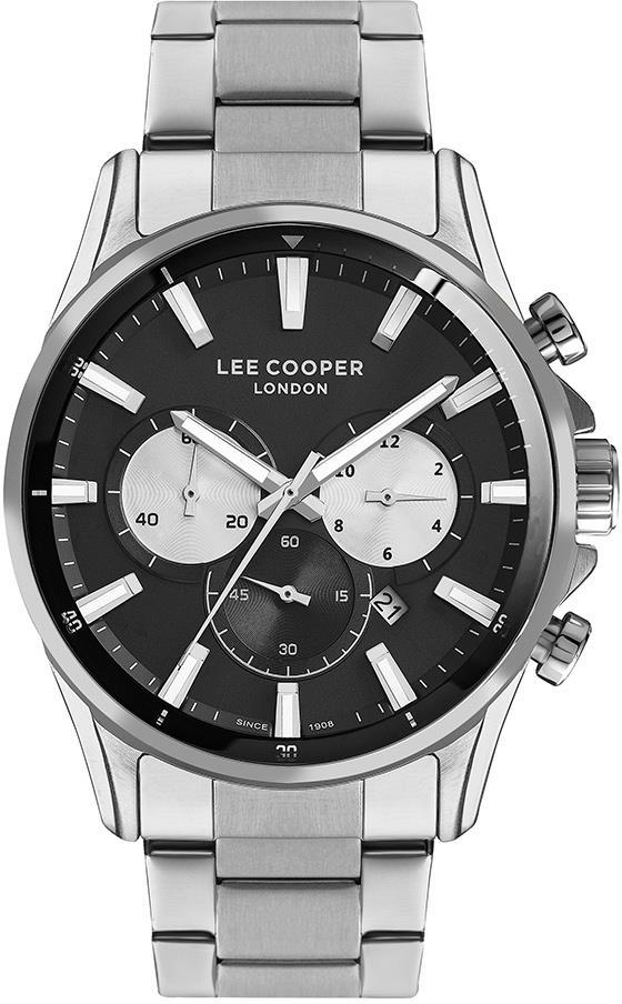 Lee Cooper LC07167.350 Takvimli 41-45 mm Çelik Kordon Analog Erkek Kol Saati