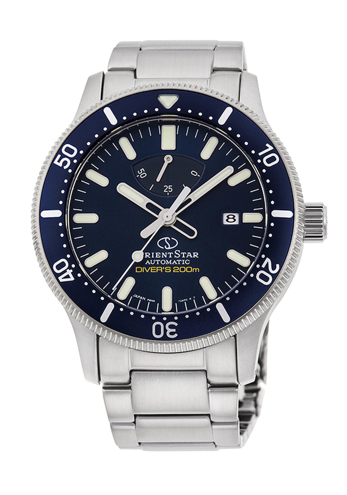 Orient RE-AU0302L00B Takvimli 44 mm Çelik Kordon Analog Erkek Kol Saati