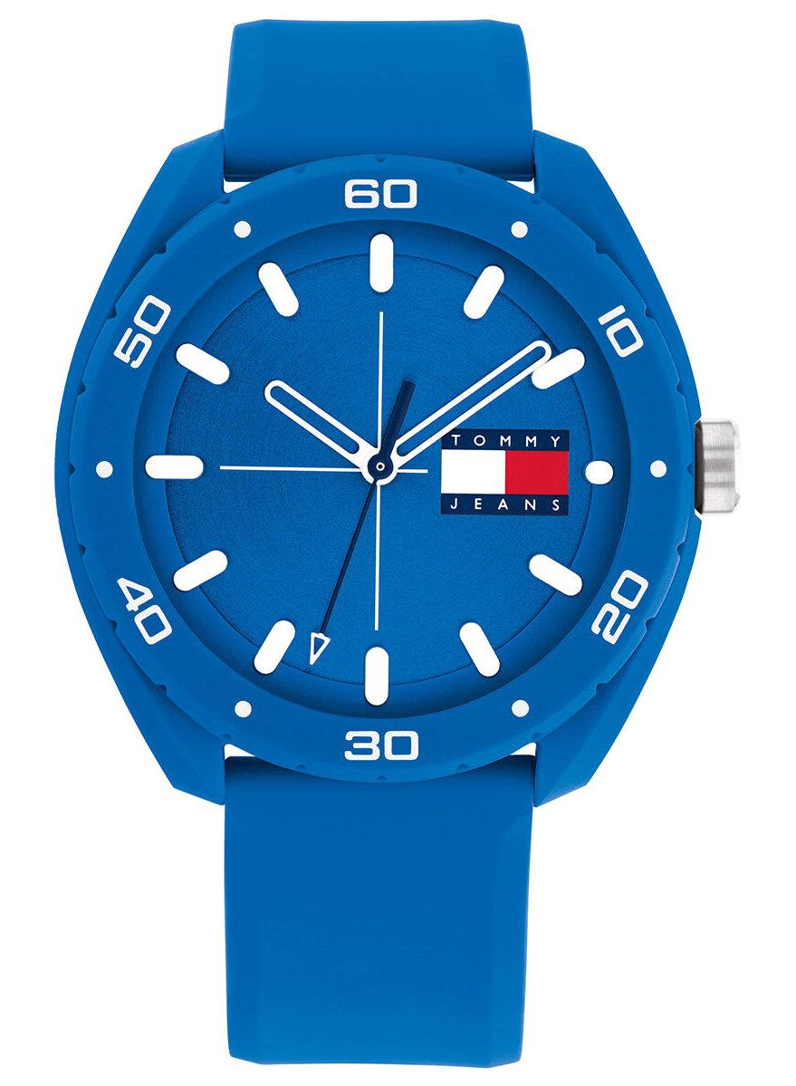 Tommy Hilfiger TH1792068 44 mm Mavi Silikon Kordon Analog Erkek Kol Saati
