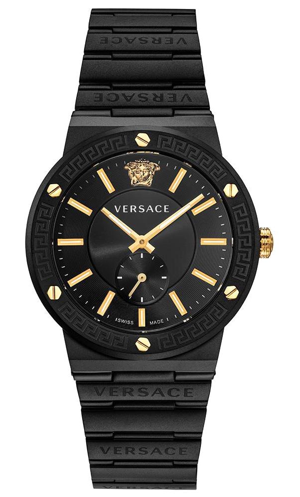 Versace VRSCVEVI00620 41 mm Siyah Çelik Kordon Analog Erkek Kol Saati