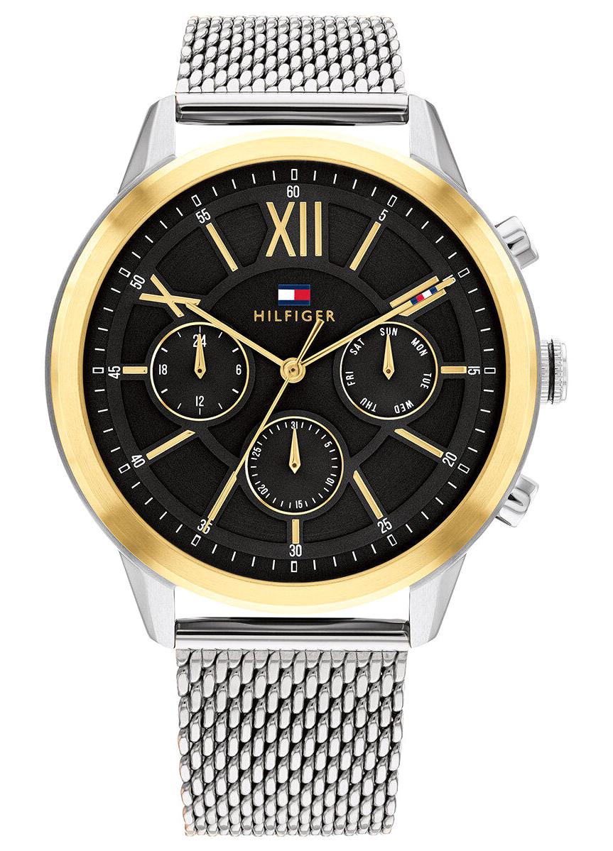 Tommy Hilfiger TH1710528 Takvimli 44 mm Çelik Kordon Analog Erkek Kol Saati