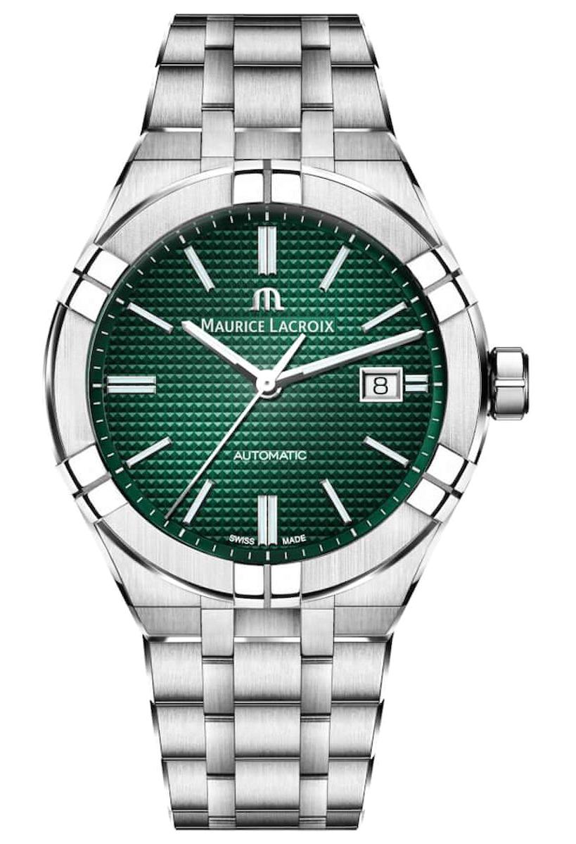 Maurice Lacroix AI6008SS002630-1 Takvimli 42 mm Çelik Kordon Analog Erkek Kol Saati