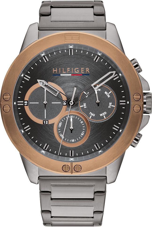 Tommy Hilfiger TH1791892 Takvimli 46 mm Füme Çelik Kordon Analog Erkek Kol Saati
