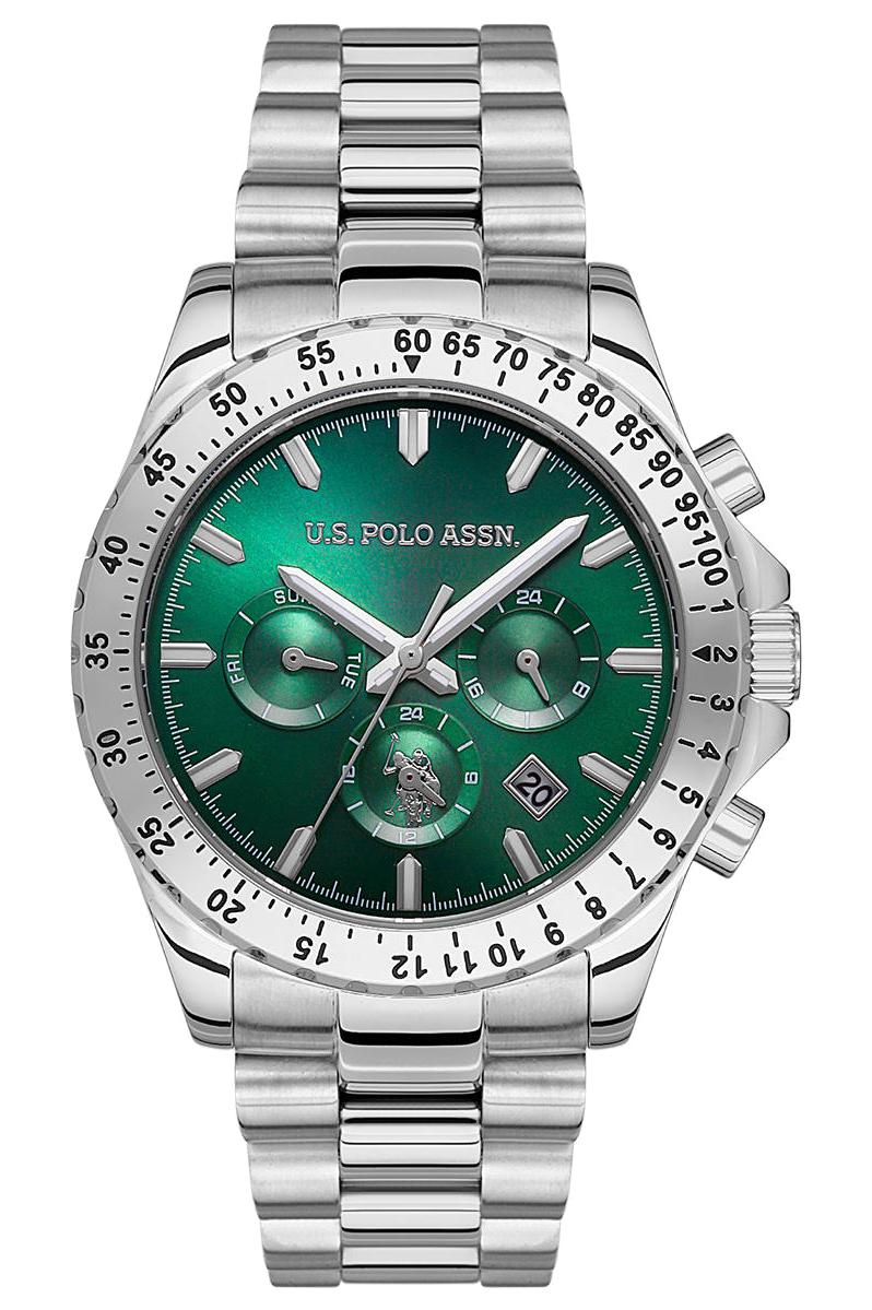 U.S. Polo Assn USPA1052-03 Takvimli 42 mm Çelik Kordon Analog Erkek Kol Saati