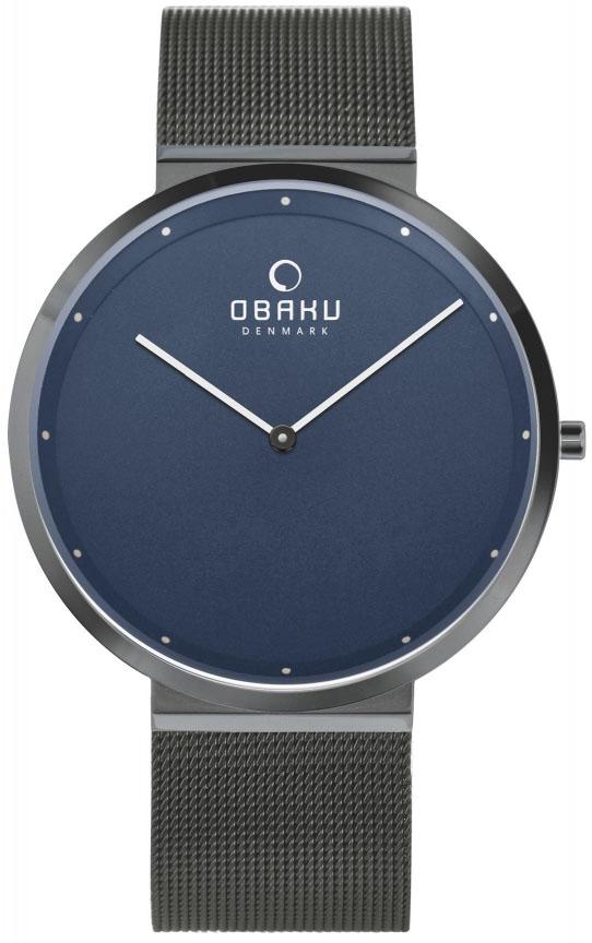 Obaku Denmark V230GXJLMJ 42 mm Çelik Kordon Analog Kol Saati