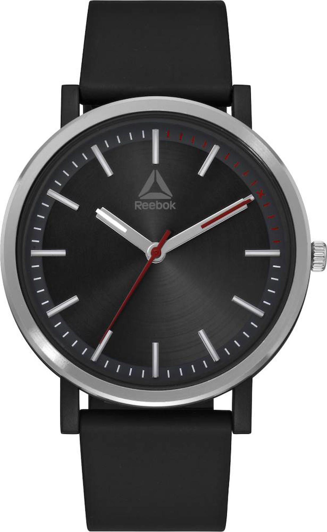 Reebok RD-FRA-U2-PBPB-B1 40 mm Siyah Silikon Kordon Analog Kol Saati