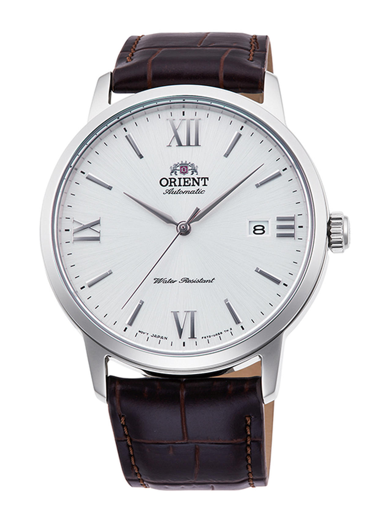Orient RA-AC0F12S10B Takvimli 42 mm Kahverengi Deri Kordon Analog Erkek Kol Saati
