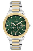 Wesse WWG402904 Pusulalı Takvimli 44 mm Çelik Kordon Analog Erkek Kol Saati