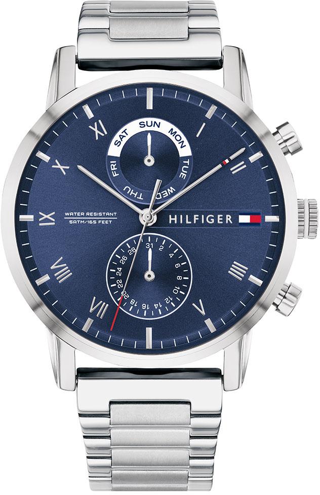 Tommy Hilfiger TH1710401 Takvimli 44 mm Çelik Kordon Analog Erkek Kol Saati