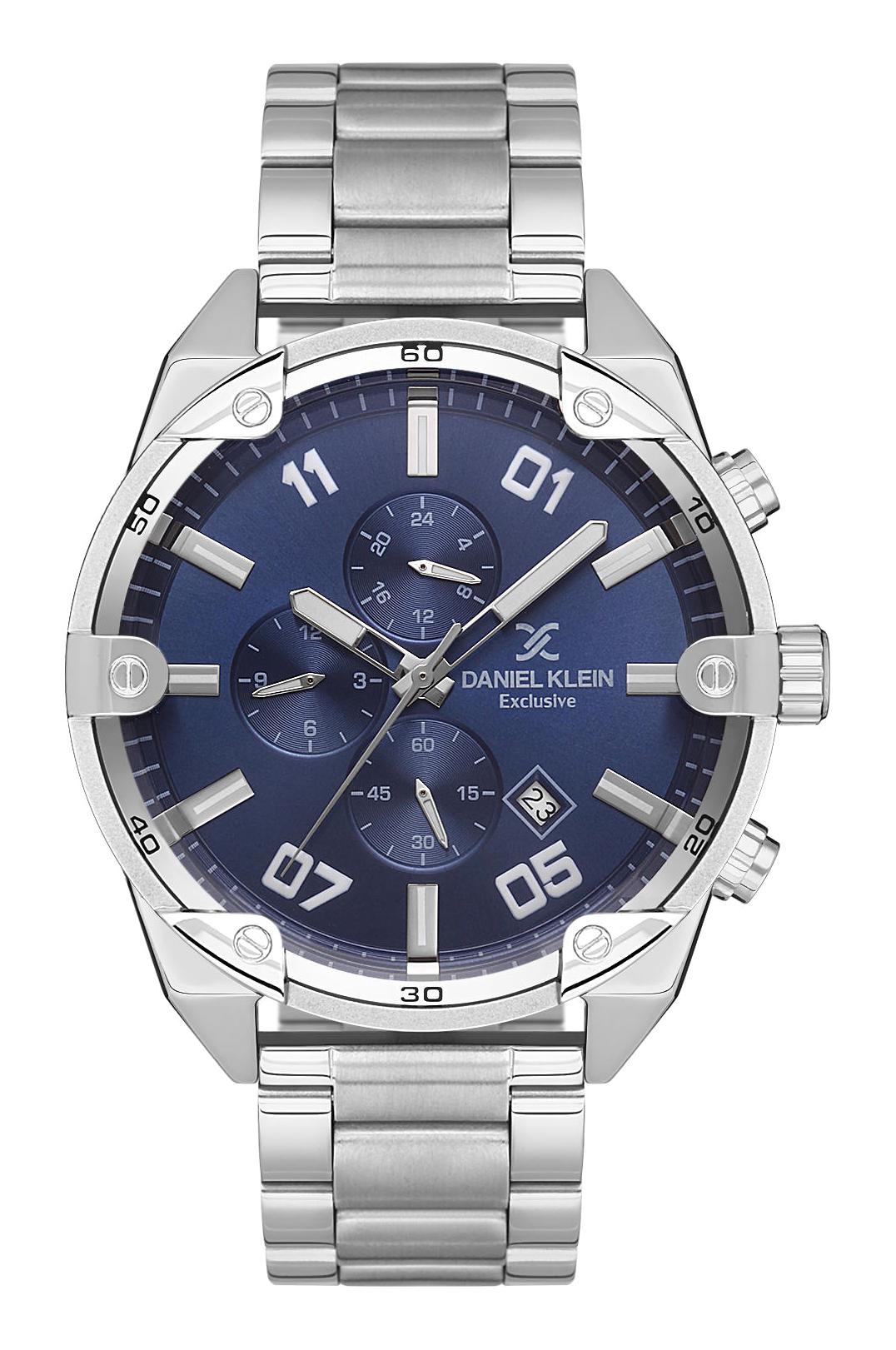 Daniel Klein DKE.1.10531.2 Takvimli Metal Kordon Analog Erkek Kol Saati