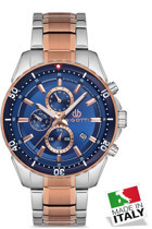 Bigotti BG.1.10113.3 Takvimli 44 mm Gri-Rose Gold Çelik Kordon Analog Erkek Kol Saati