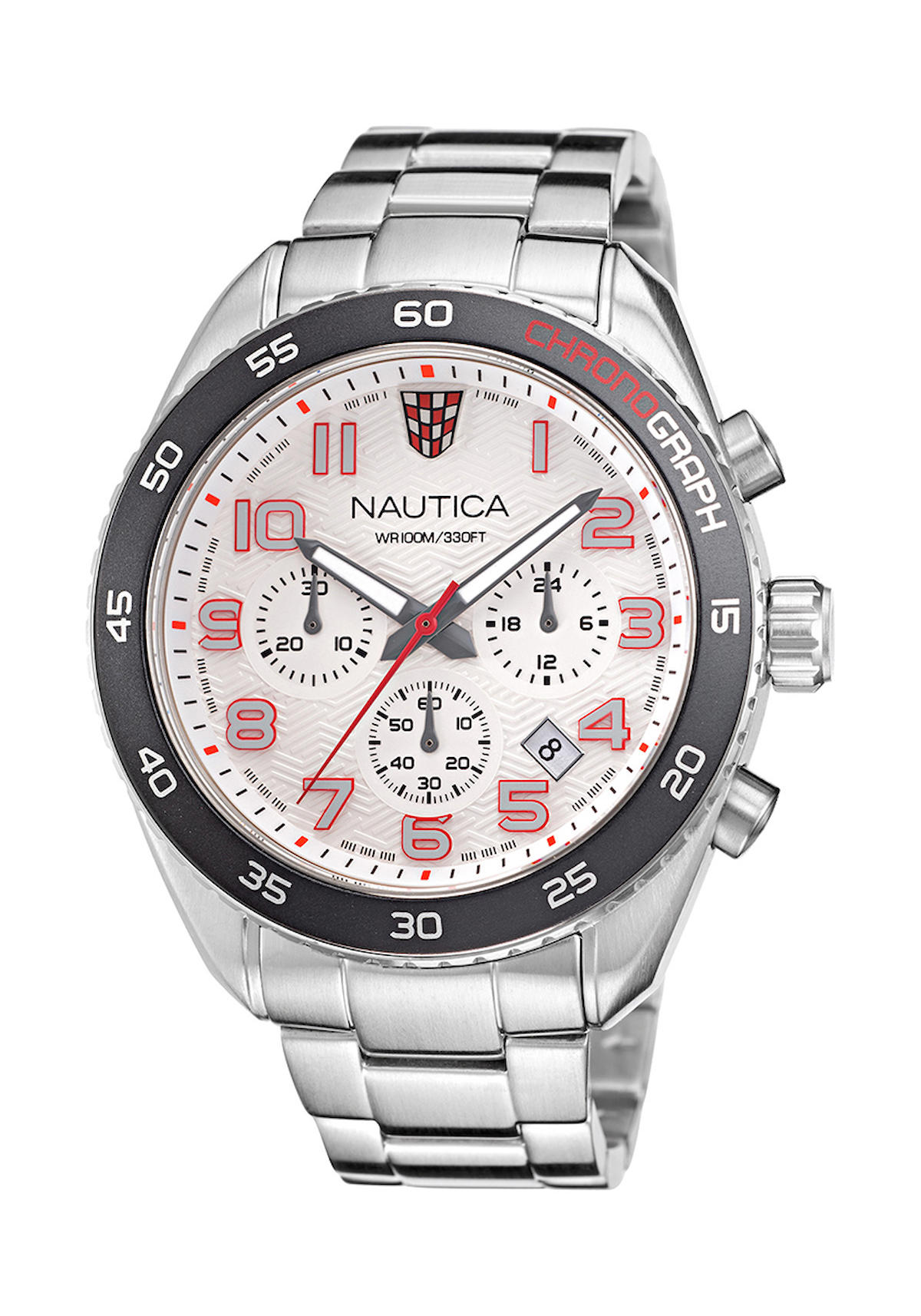Nautica NAPKBS226 Takvimli 44 mm Çelik Kordon Analog Erkek Kol Saati