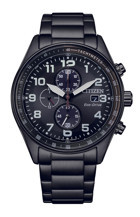 Citizen CA0775-79E Takvimli 43 mm Siyah Çelik Kordon Analog Erkek Kol Saati