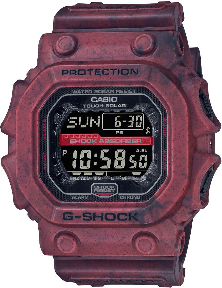 Casio GX-56SL-4D Takvimli 53.6 mm Kırmızı Silikon Kordon Analog Kol Saati