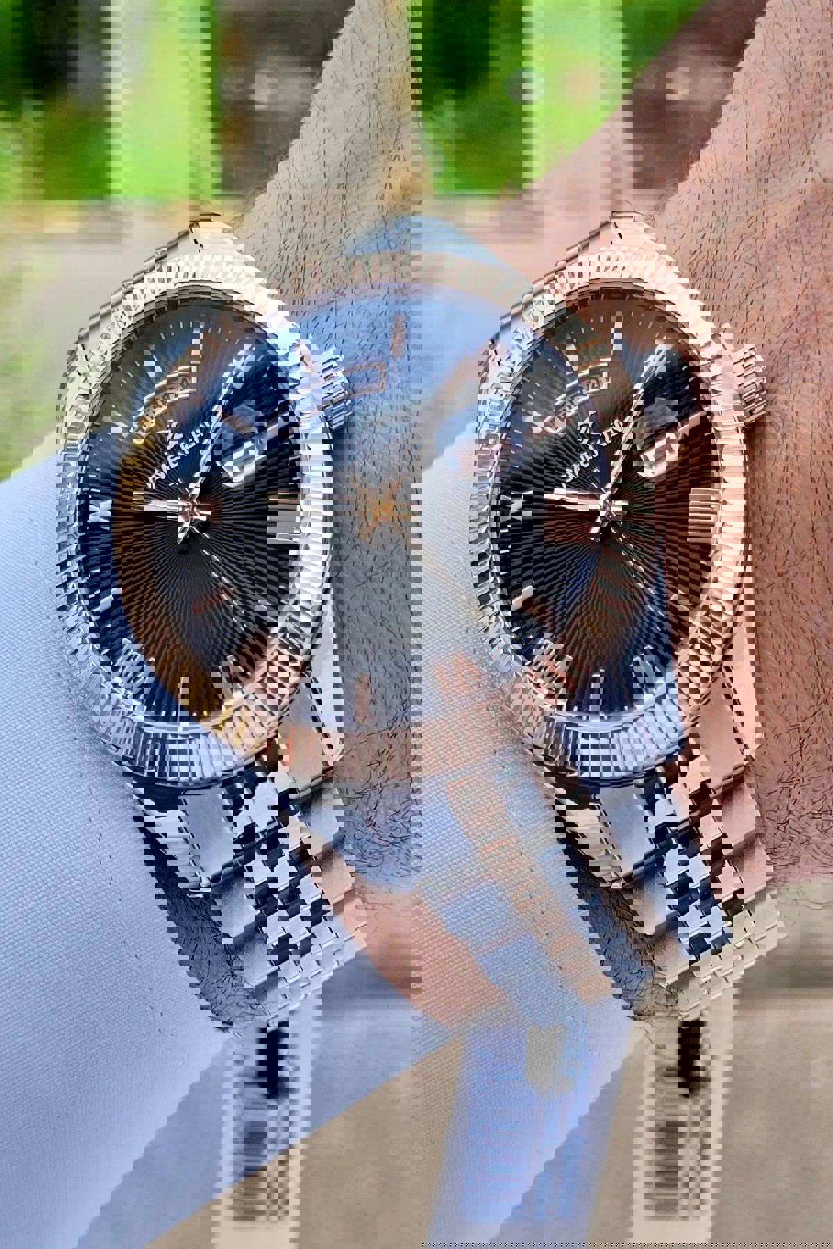 Daniel Klein DKISTE1066 Takvimli Çelik Kordon Analog Erkek Kol Saati