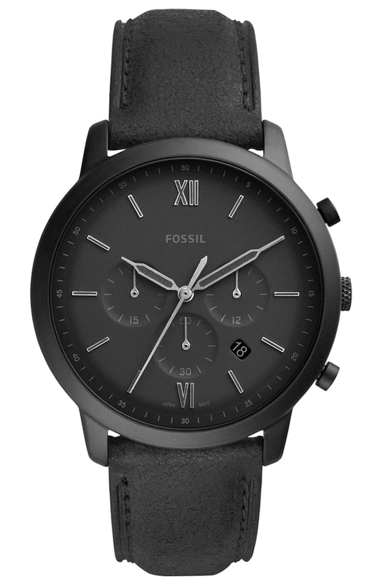 Best My Silver FFS5503 44 mm Siyah Çelik Kordon Analog Erkek Kol Saati