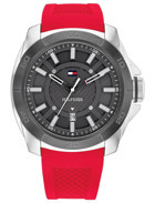 Tommy Hilfiger TH1792135 Takvimli 44 mm Kırmızı Çelik Kordon Analog Erkek Kol Saati