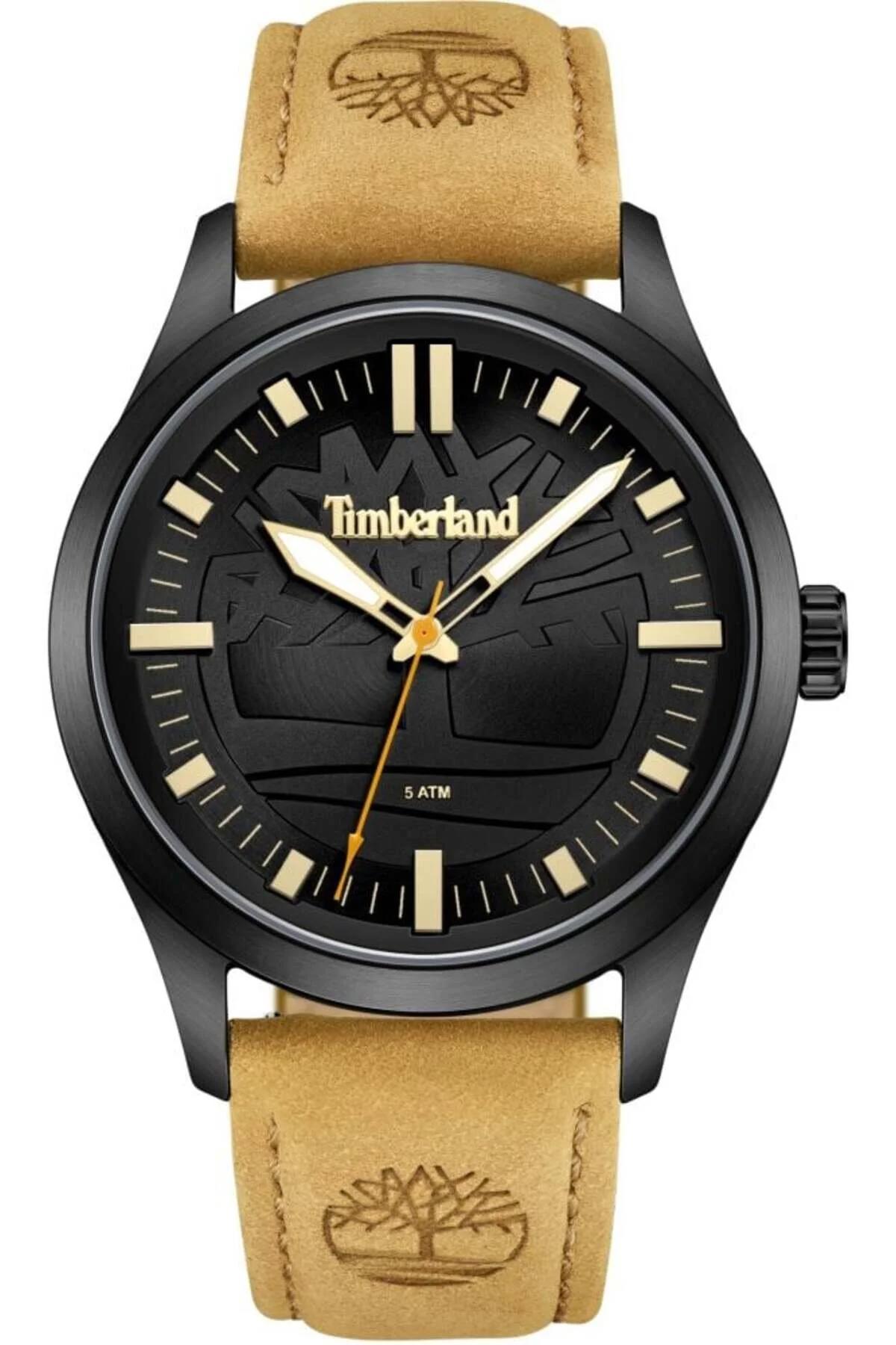 Timberland TDWGA0029601 Takvimli 44 mm Kahverengi Çelik Kordon Analog Erkek Kol Saati
