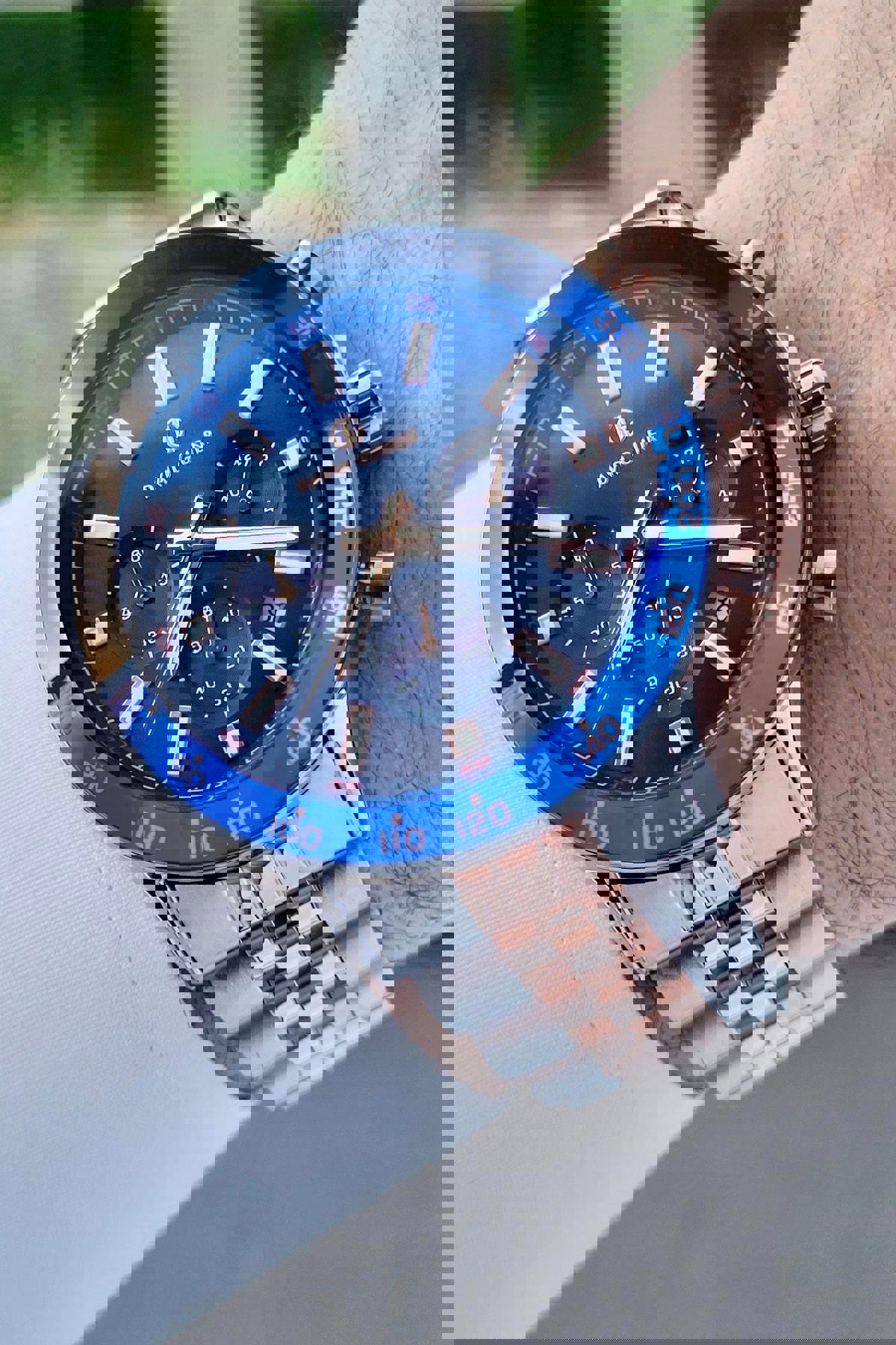 David Guner DGISTE96 Takvimli 42 mm Gri-Rose Gold Çelik Kordon Analog Erkek Kol Saati