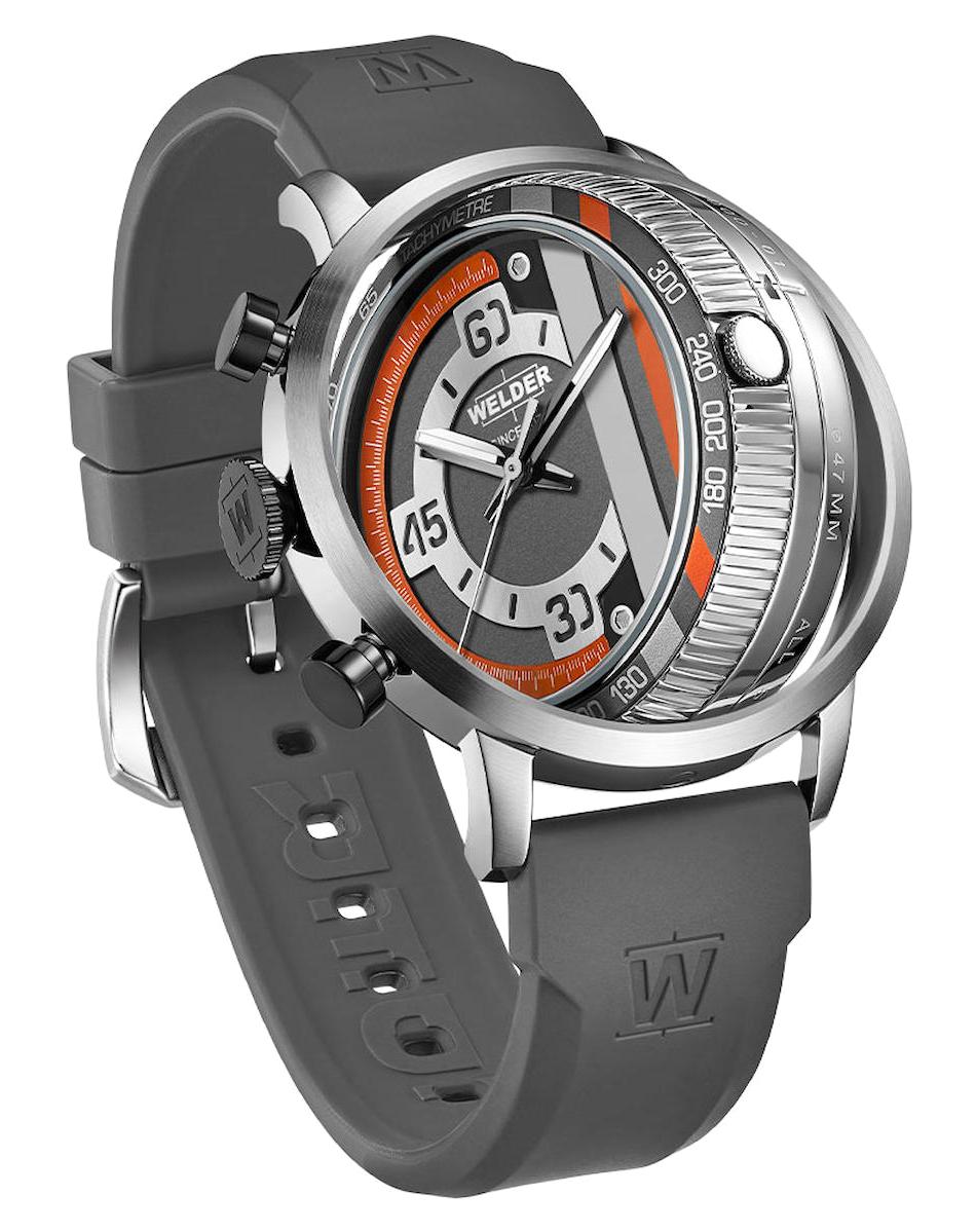 Welder Watch WRD1000-01 47 mm Gri Plastik Kordon Analog Erkek Kol Saati