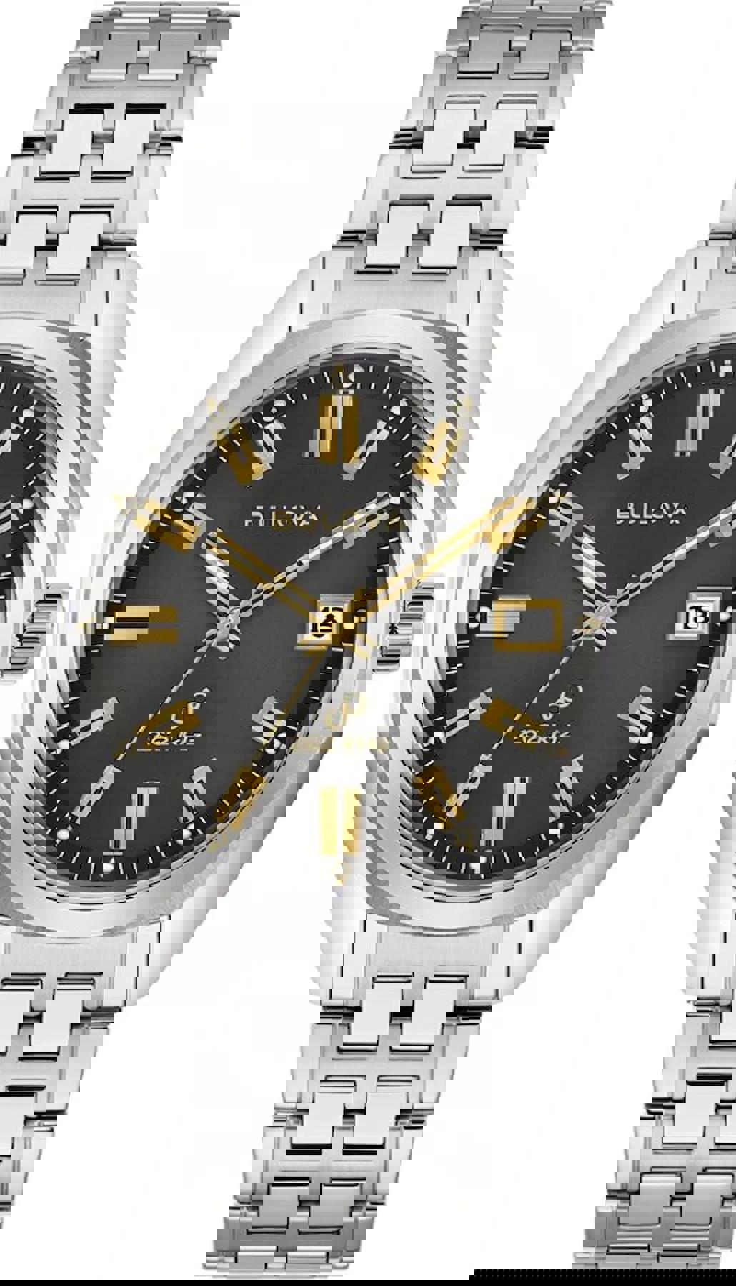Bulova 96B415 Takvimli 40 mm Çelik Kordon Analog Erkek Kol Saati