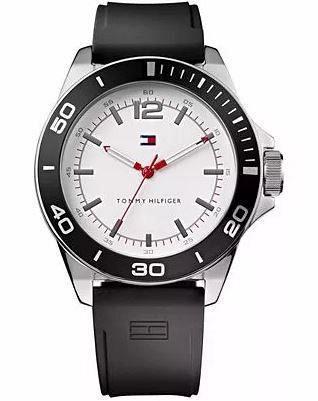 Tommy Hilfiger TH1790920 Takvimli 42 mm Siyah Silikon Kordon Analog Erkek Kol Saati