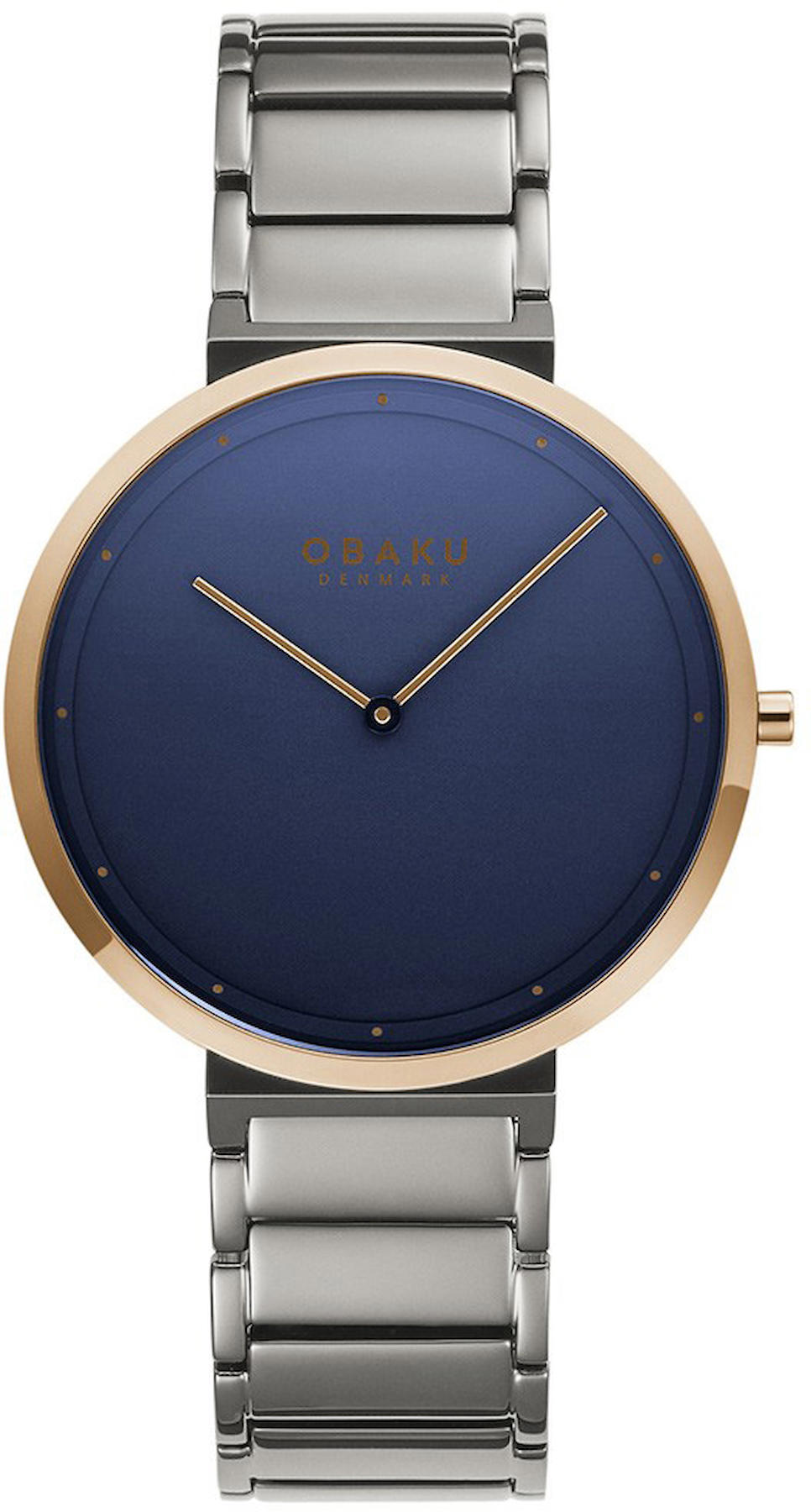 Obaku Denmark V258GXDLSJ 39 mm Çelik Kordon Analog Kol Saati